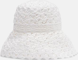 Aquazzura Crochet bucket hat