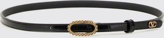 Valentino Garavani Cintura Valentino Garavani in vernice con fibbia gioiello