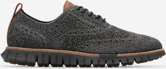 Cole Haan Mens ZER&Oslash;GRAND Remastered Stitchlite Wingtip Oxford Shoes - Grey Size 10.5