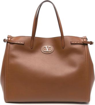 Valentino Garavani Borsa tote Antibes media - Marrone