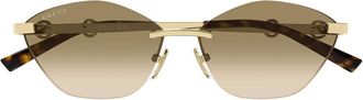 Gucci Sunglasses, unisex, Yellow, Size: 59 MM Gg2050S Sunglasses