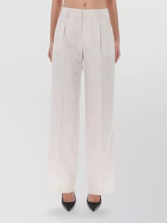 Pantaloni Torino wide-leg trousers with pockets and pleats