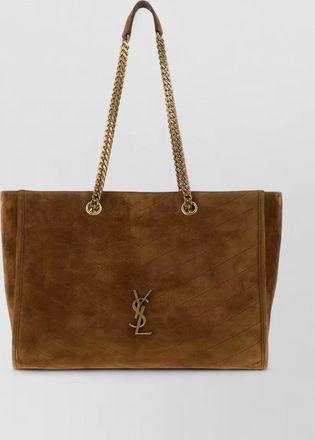 Saint Laurent niki suede tote bag