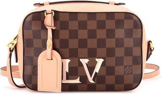 Louis Vuitton Pink Damier Santa Monica Crossbody (Authentic Pre-Loved)