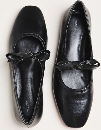 Maeve Knotted Bow Mary Jane Flats