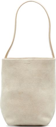 The Row Pre-owned Womens Suede Small Bucket Bag - Ivory Leather - One Size