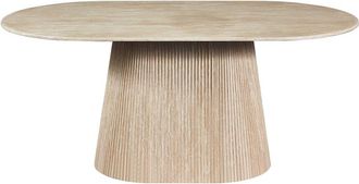 VENTE-UNIQUE.COM Mesa de comedor artificial beige