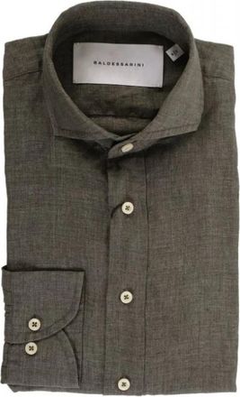 Baldessarini Casual Shirts - Heren - Casual Overhemden - Grijs - 5XL - Overhemden