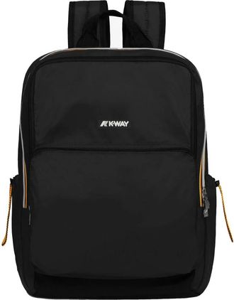 K-Way Stijlvolle Rugzak met Gizy Detail - unisex - Rugzakken - Zwart - ONE Size - Nylon - Tassen