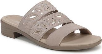 Life Stride Poppy Slide Sandal in Simply Taupe at Nordstrom, Size 7.5