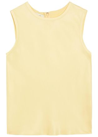 Vince Satin top - Yellow - S (UK8-10 / S)