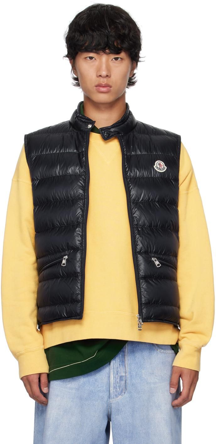 Moncler Moncler x Gilga Farm Navy Tangerine Down Vest from