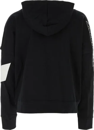 We11done Mens Felpa Black Cotton Felpe Sweater