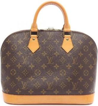 Louis Vuitton Pre-owned Handbags, female, Brown, Size: ONE SIZE Pre-owned Canvas handbags