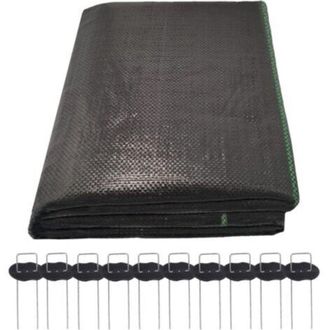 OEM Tela Para El Control De Malezas, 2 M X 10 M, Tela Para La Prevenci&oacute;n De Malezas, Duradera, Permeable, Resistente Al Desgarro, Tela Geotextil Para El C