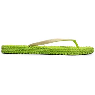 Ilse Jacobsen Cheerful 01 Rubber Womens Toe Post Sandals - Lime - Size:UK 4