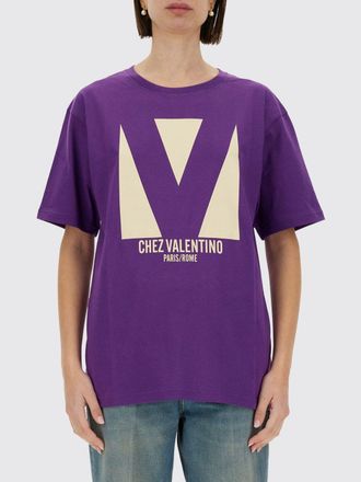 Valentino T-shirt Chez Valentino Valentino in jersey con logo