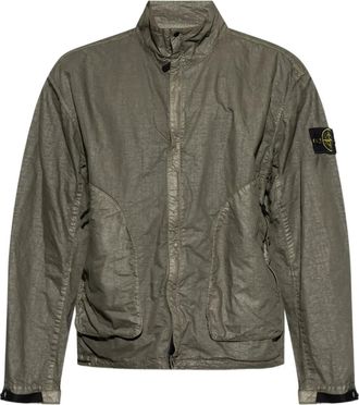 Stone Island Giacca con motivo Compass - Verde