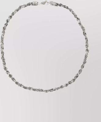 Emanuele Bicocchi twisted design chain necklace