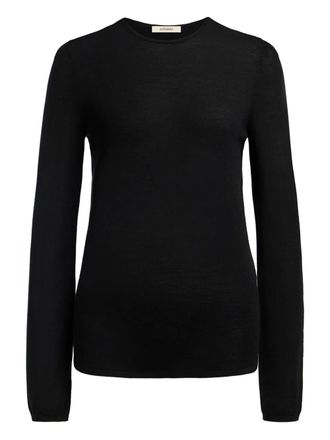 12 Storeez long-sleeve wool sweater - Black