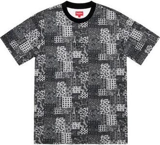 SUPREME SS19 Patchwork Paisley SS Top Tee SUP-SS19-10569