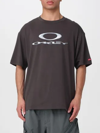 Oakley T-shirt relaxed fit in cotone con logo stampato e spalle cadute