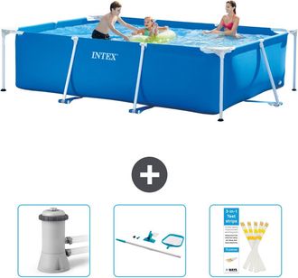 Intex Piscina Con Estructura Rectangular - 300x200x75 Cm - 6-piezas Scb82