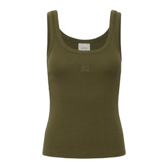 Gestuz Mouwloze Tops - Dames - Tops - Groen - Maat: L