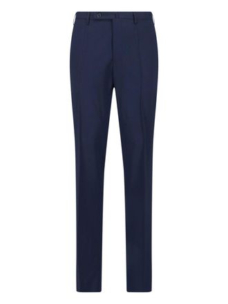 Incotex Virgin Wool Trousers - Navy