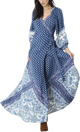 Hale Bob Wrap Maxi Dress