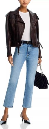 Frame Denim Pencil Crop Jeans In Lark