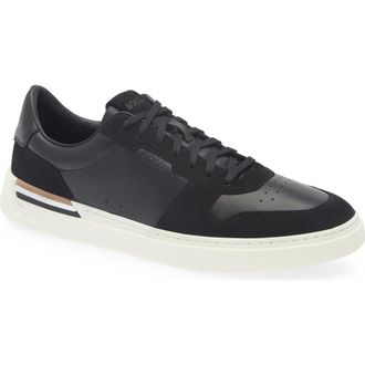 BOSS Clint Tenn Nult Low Top Sneaker in Black at Nordstrom Rack, Size 7Us / 6Uk