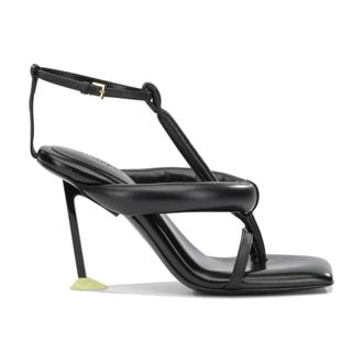 Givenchy Schoenen, Dames, Zwart, 36 EU, Leer, Boudoir 95Mm Hoge Hak Sandalen