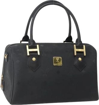 MCM Pre-owned Handbag - Dames - Vintage Handtas - Zwart - ONE Size - Leer - Vintage
