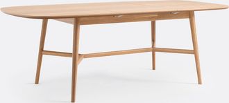 La Redoute Interieurs Uitschuifbare eettafel, eiken en fineer, 6 tot 8 couverts, YVAN