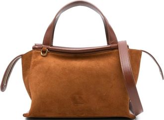 Wandler Tassen, Dames, Bruin, ONE Size, Suède, Bruin Suède Top Handvat Tas