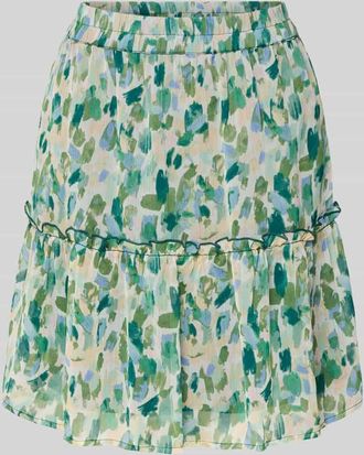 Vila Minirock mit elastischem Bund Modell EMMA in Gruen, Gr&ouml;&szlig;e 34