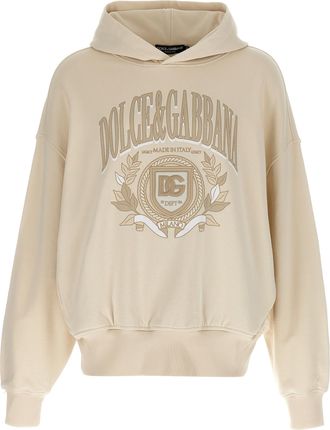 Dolce & Gabbana Mens Embroidered Hoodie