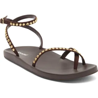 Abound Roux Studded Sandal in Brown Chocolate at Nordstrom Rack, Size 7.5