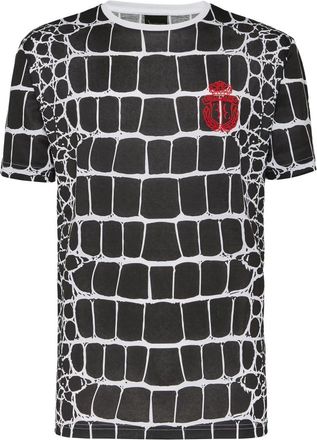 Billionaire Boys Club T-Shirt Ronde Hals Crest - Heren - T-shirts - Zwart - XS - Katoen - Tops
