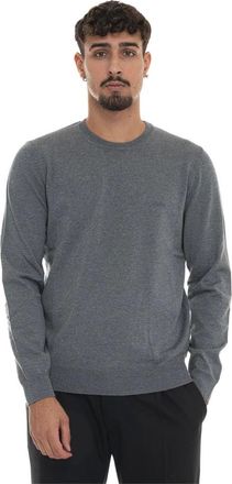 HUGO BOSS Heren, Truien, Grijs, Maat: 2XL Wol