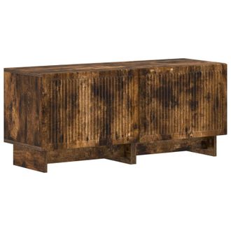 vidaXL Mueble De Tv Roble Ahumado Madera De Ingenier&iacute;a Vidaxl