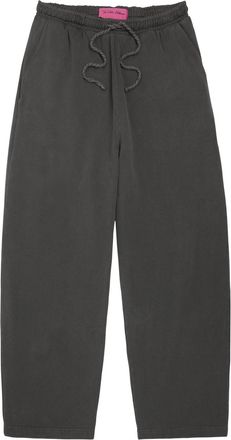 The Elder Statesman Daily Cotton and Cashmere-blend Sweatpants - Dark Grey - XL