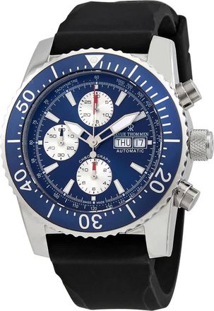 Revue Thommen Diver Chronograph Automatic Blue Dial Mens Watch 17030.6535