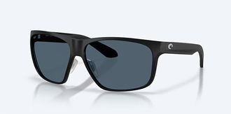 Costa Unisex Trades Polarized Sunglasses In Matte Black Gray