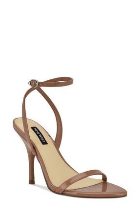 Nine West Villo Ankle Strap Sandal in Medium Natural at Nordstrom, Size 9.5