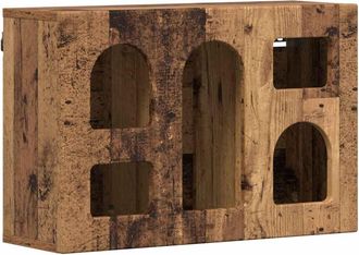 vidaXL Mueble Colgante Elst Madera Envejecida 60 X 20 X 40 Cm Vidaxl