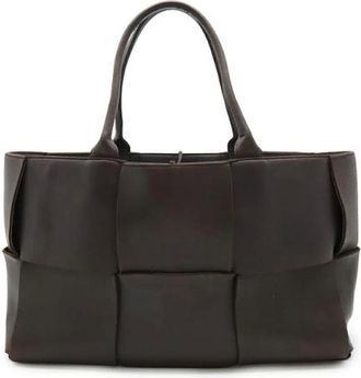 Bottega Veneta Pre-owned Tote Bags, female, Brown, Size: ONE SIZE Pre-owned Leather shoulder-bags