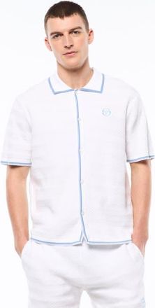Sergio Tacchini Riva Cabana Shirt in Brilliant White at Nordstrom, Size Xxx-Large