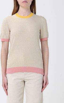 Fendi Pullover girocollo Fendi in cotone e seta